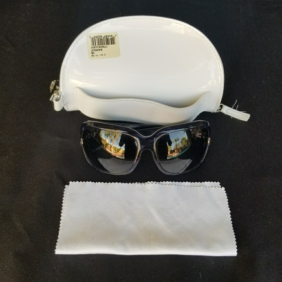 EUC Just Cavalli Sunglasses Cobalt Blue Frame - Picture 7 of 8